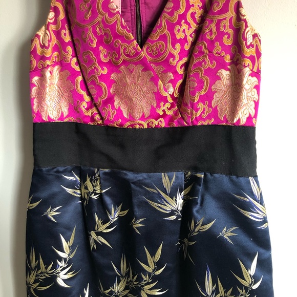 Phoebe Couture Mixed Print Dress - Picture 2 of 4